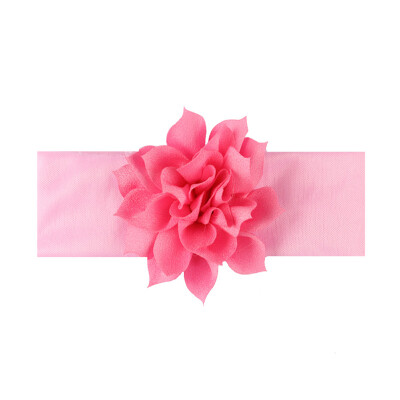 

12 colors Baby Girl Turban Floral Headband Newborn Baby Girl Headbands Elastic Kids Toddler Hair Band