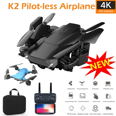 

NEW K2 Heavy Duty Foldable Drone withwithout Camera 7201080P4K Remote Control Aircraft Maintain Camera Drone