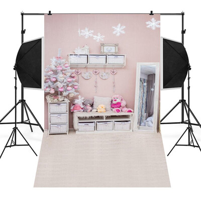 

Toponeto Christmas Backdrops Snowman Vinyl 3x5FT Lantern Background Photography Studio