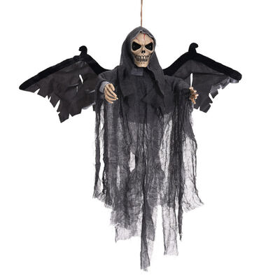 

Halloween Hanging Bat Ghost Decor Sound Control Haunted House Bar Decor with Light Halloween Horror Party Ornaments Supplies