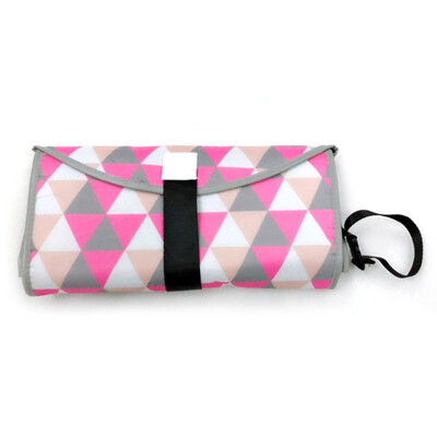 

Portable Diaper Changing Pad Clutch with Barrier Foldable Clean Hands Changing Station Soft Flexible Travel Mat