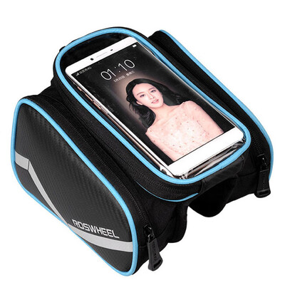

Cycling Riding Bike Bicycle Front Top Tube Frame Bag Pouch Mobile Phone Holder
