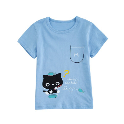 

Baby Boy Girl T-Shirt Short Sleeve Cartoon Printed T-Shirts For Kids Tops Tees T-Shirts Casual Blouse