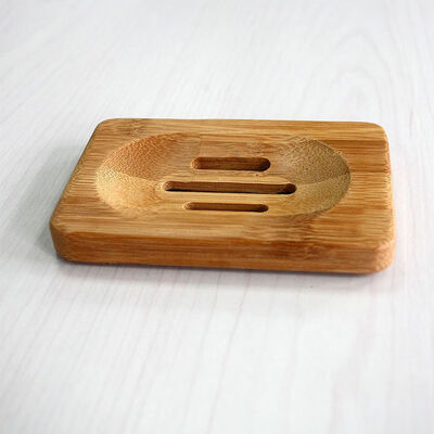 

Natural Bamboo Wood Soap Case Dish Storage Holder Bath Shower Plate Bathroom Soap Lift&Soap Saver