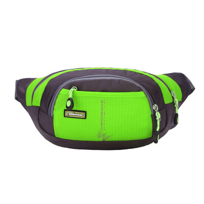 

Fashion Unisex Leisure Waist Bag Outdoor Sports Multi-Function Waterproof Pockets Mobile Phone Bag Messenger Chest Bag