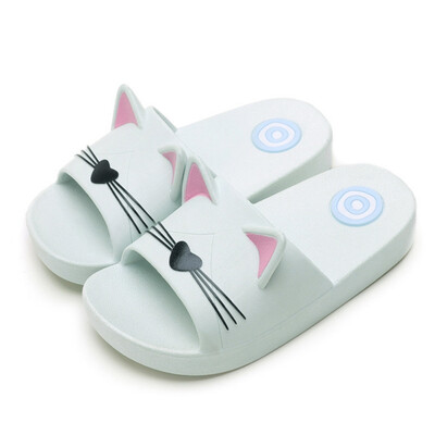 

Boy Girl Cartoon Cat Shoes Summer Toddler Sandals Animal Kid Indoor Baby Flip Flops PVC Kawaii Infant Soft Beach Casual Slippers