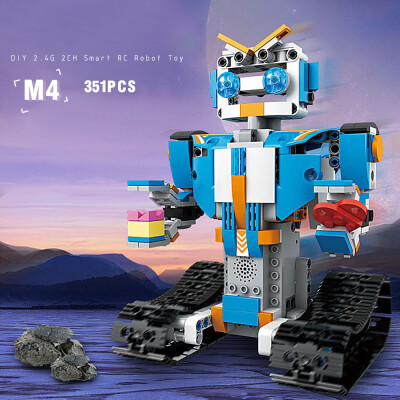 

BB13004 M4 351PCS DIY 24G Smart Remote Control Building Block RC Robot Toy