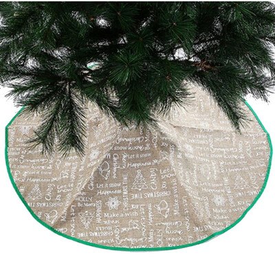 

Gobestart Diameter 90cm Red Christmas Tree Skirt Christmas Tree Decorations