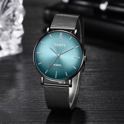 

〖Follure〗Fashion Casual Unobtrusive Simple Single Business Net With Strap Mens Watch