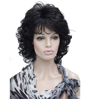 

StrongBeauty Short Full Curly Synthetic Hair Wig For Women Platinum Blonde Color