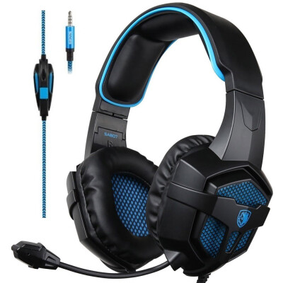 

SADES 35mm Wired Gaming Headphones Over Ear Game Headset with Microphone Volume Control for PC Laptop Smart Phone