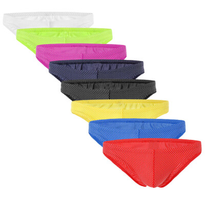 

Tailored 8PC Summer Mens Hollow-out Stitching Sexy Comfortable Underpants
