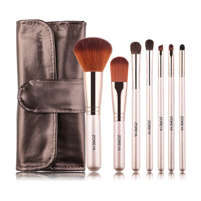 

Makeup Brushes 7pcs Synthetic Hair Make up Brush Set With Portable Bag Professional Foundation Eyebrow Eyeshadow Cosmetic