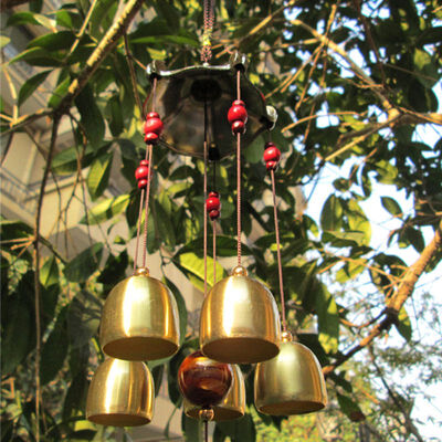 

Elegant Copper Bell Wind Chimes Antirust Outdoor Tower Design Hanging Decorations Birthday Gifts The Best Wishes For Home Decor