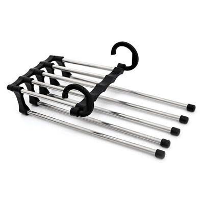 

Pant Rack shelves Stainless Steel Multifunctional Wardrobe Magic Hanger