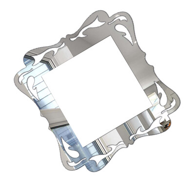 

Acrylic 3D Mirror Like Socket Switch Mural Decal Wall Sticker Living Room Bedroom Decorative Decor