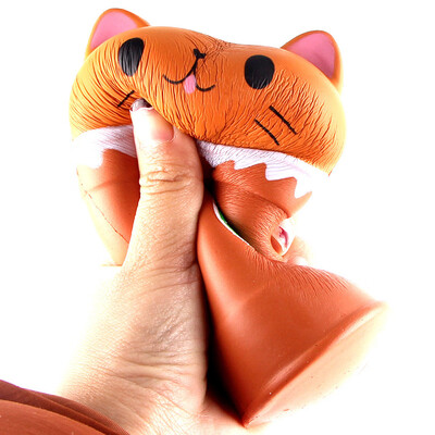 

Gobestart Cut Coffee Cup Cat Scented Squishies Slow Rising Squeeze Toy Collection Gift