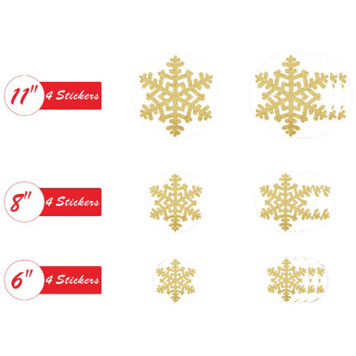 

Siaonvr Christmas New Creative Wall Stickers Self-adhesive Round Holiday Decoration