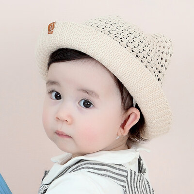 

New Baby Hat Summer Hat For BoysGirls Sun Beach Cap Kids Solid Beach Cap Baby Girls Straw Hat Fashion Baby Sun Cap