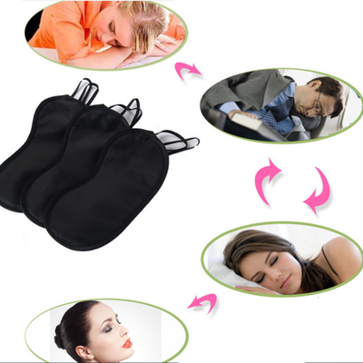 

Gobestart 10 Pcs Eye Mask Shade Cover Blindfold Night Sleeping Black New