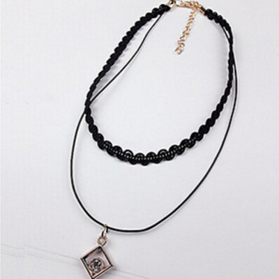 

Fashion Harajuku Retro Velvet Belt Lace Necklace Female Short Chain Clavicle