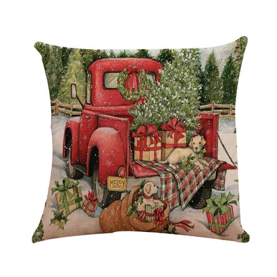 

Tailored Christmas Pillow Covers Embroidery Throw Pillow Cases for Home Car Decorative