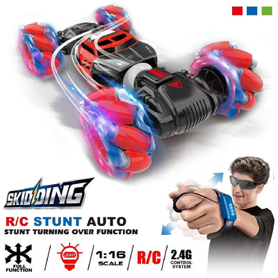 

RC Stunt Car 4WD Watch Gesture Sensor Control Deformable Electric Car All-Terrain Transformable Car