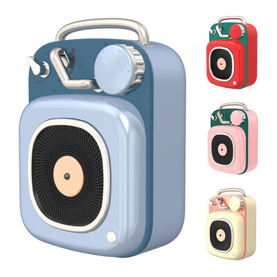 

Bluetooth 50HM20 Mini Creative Cute MP3 Player Radio Zinc Alloy ABS Material Function Call Support Portable Bluetooth Speaker