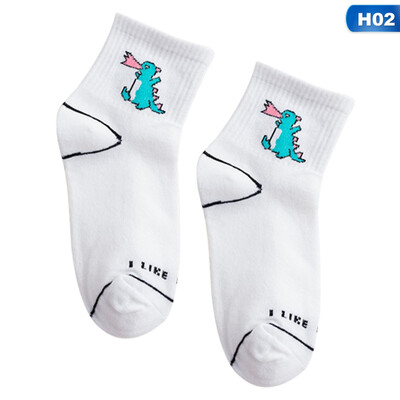 

Christmas Cute Fruit Strawberry Milk Pink White Women Cotton Socks Japanese Funny Socks Cartoon Socks Christmas Gift