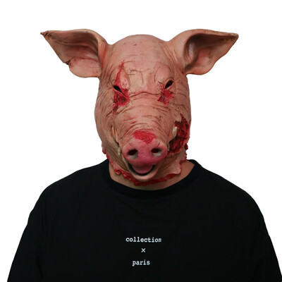 

YIWULACosplay Mask Melting Face Latex Costume Collectible Prop Scary Mask Toy