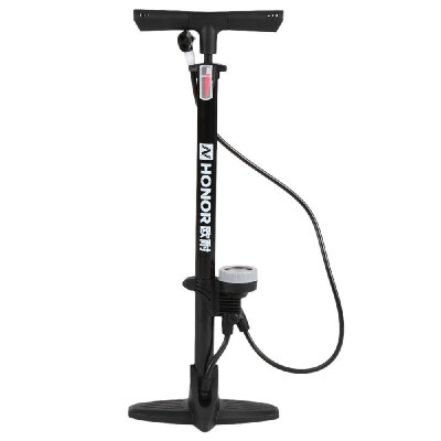 

Bicycle Floor Pump Tire Inflator with Gauge Cycling Bike Air Pump