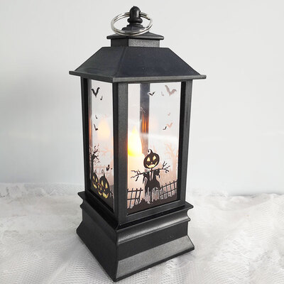 

Halloween Decoration Square Lighthouse Shape Nightlight Pumpkin Nightlight Handheld Square Lighthouse Shape Nightlight