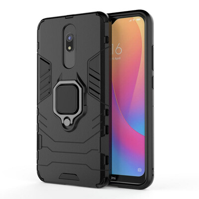 

For Xiaomi Redmi 8A Finger Ring Case Hard Phone Case for Xiaomi Redmi 8 32GB 64G Armor Case Back Cover Fundas Capa Etui