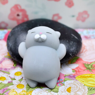 

Tailored Cute Mochi Cat Squeeze Healing Fun Kids Kawaii Toy Stress Reliever Decor