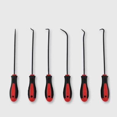 

6pcs Extra Long Car Automotive Hook&Pick Set Oil Seal Remover Craft Hobby Tool O-Ring Removal Tools Kit