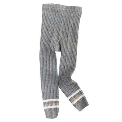 

New Autumn Newborn Baby Girls Pants Cotton Leggings Elastic Waist Patchwork Design Toddler Bottoms
