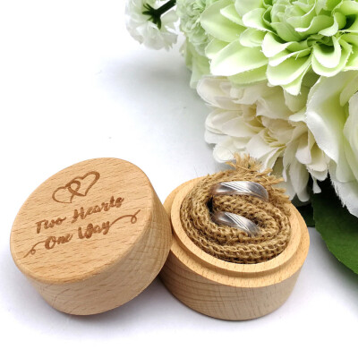 

Gobestart Ring Box Wedding Wooden Box Ring Storage Rings Organizer Wedding Party Accessory