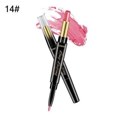 

2 in 1 Double Ended Rotary Long Lasting Matte Lip Liner Lipstick Makeup Cosmetic