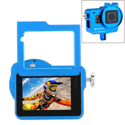 

〖Follure〗PULUZ For GoPro HERO 65 CNC Aluminum Alloy Housing Shell Case Protective Cage