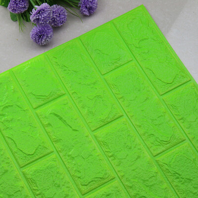 

Gobestart DIY 3D Brick PE Foam Wallpaper Panels Room Decal Stone Decoration Embossed