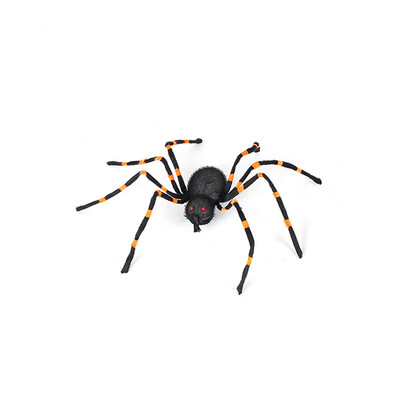 

Halloween Props Spider Giant Spider Web Simulation Plush Bar Decoration Spoof Tidy Toy For Outdoor Garden