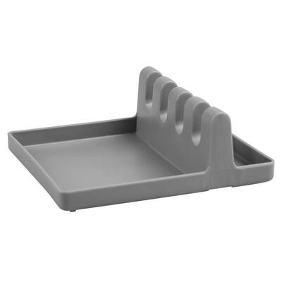 

Kitchen Silicone Spatula Holder Storage Shelf Spoon Rest Tableware Holder Draining Rack Mat Organizer Pot Lid Rack Kitchen Tool