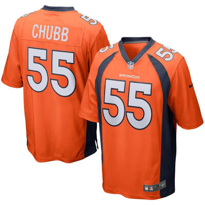 

Youth Football Jersey Denver Broncos Bradley Chubb Orange Draft First Round Pick Game Jersey