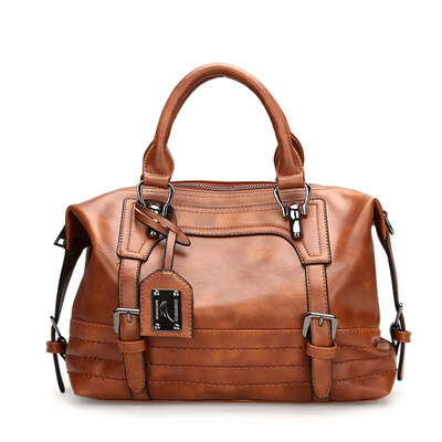 

LKX Fashion Female Sac Boston Handbags Summer Women Crossbody Messanger Big Oblique Satchel Woman Concise Single Shoulder Bag