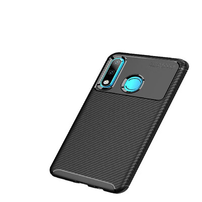 

Phone Case Carbon Fiber TPU Phone Protection Cover Simple Lightweight Mobile Phone Protector for HUAWEI P30 Pro