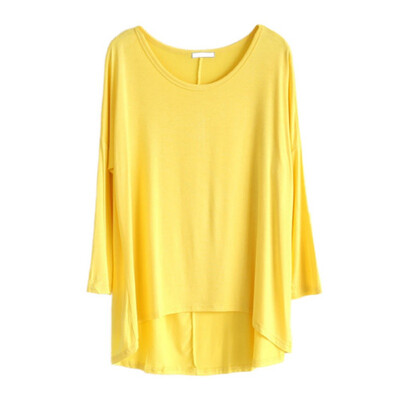 

2018 Hot solid women t shirts long sleeves basic ladies clothing casual fashion autumn t shirt