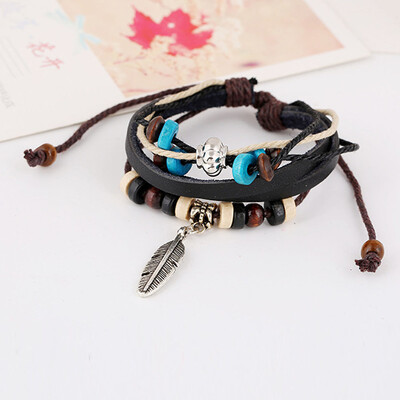 

New Hot Sale Bracelet Beautiful Feathers Elegant Style Jewelry Accessory