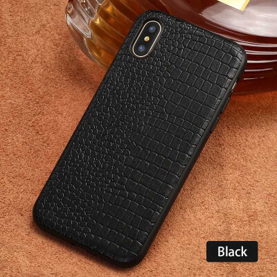 

Leather phone case iPhone5 6 7 8s plus protective shell crocodile left&right pattern all-inclusive for x xs max xr phone case