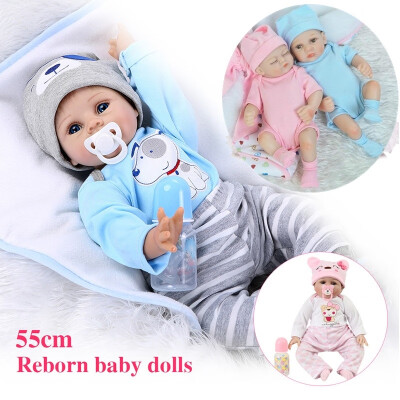 

Willstar 26cm55cm Lifelike Newborn Silicone Vinyl Reborn Baby Dolls Handmade Reborn Doll Toys for Children Kid Gift