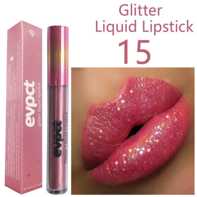 

15 Colors Waterproof Matte Lipstick Metallic Pearl Lip Gloss Long Lasting Lipstick Makeup Newest